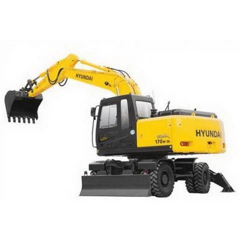 Hyundai R170w-7a Wheel Excavator Pdf Parts Manual