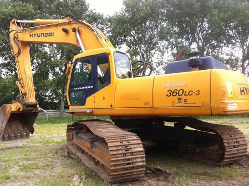 Hyundai R360LC-3H Crawler Excavator Pdf Parts Manual﻿