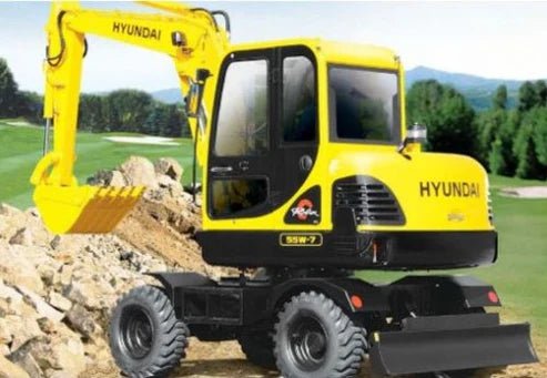 Hyundai R55w-7 Wheel Excavator Pdf Parts Manual