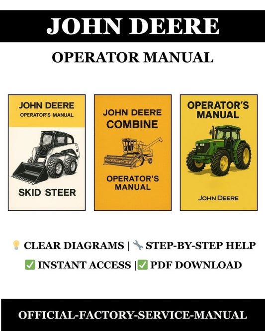 John Deere S770 Combine  Parts Manual PC14474