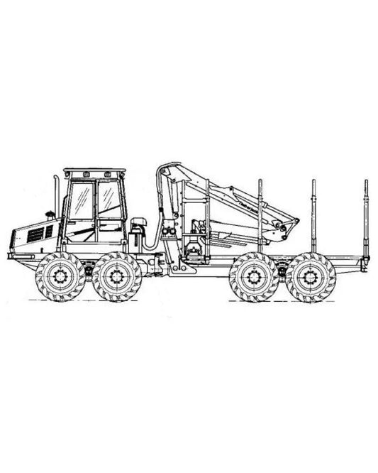 Operation and Test Manual - John Deere 1158 Wheeled Forwarder (TM1952)
