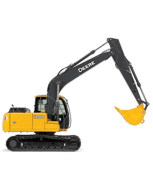 John Deere 120D Crawler Excavators Operation and Test Manual (TM10736)