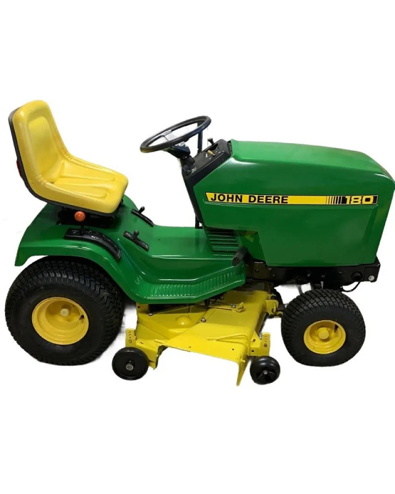 John Deere 130, 160, 165, 175, 180 and 185 Riding Lawn Tractor Service Technical Manual (tm1351)