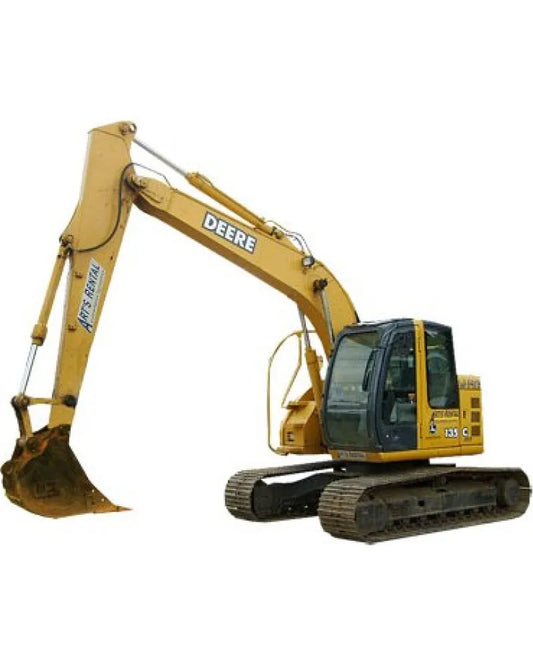 John Deere 135C RTS Crawler Excavators Operation and Test Manual (TM2093)
