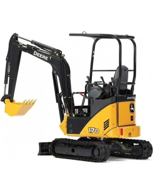 John Deere 17D Compact Excavators Operation and Test Manual (TM10258)