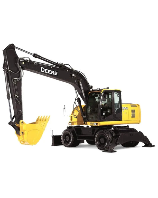 John Deere 190DW Wheeled Excavators Operation and Test Manual (TM10542)