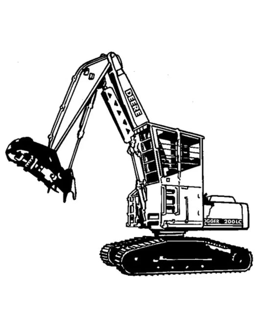 John Deere 200LC Crawler Excavators (Metric) Service Repair Manual (TM1664)