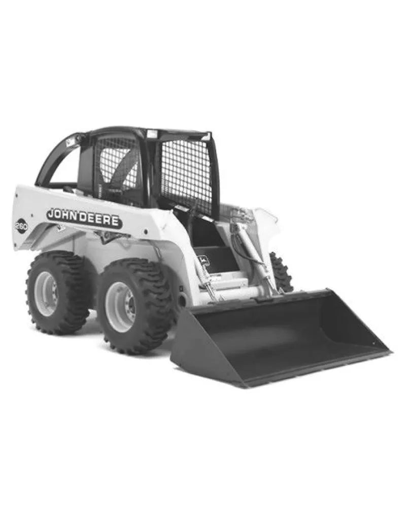 John Deere 260 and 270 Skid Steer Loader Service Technical Manual (tm1780)