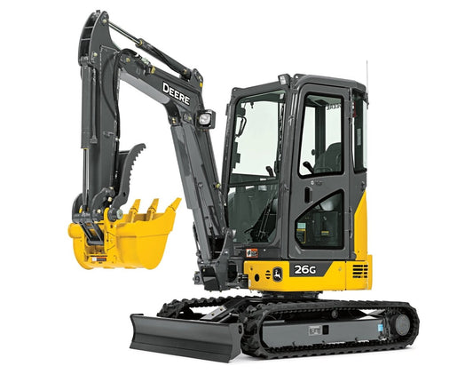 John Deere 26G Compact Excavator Pdf Service Repair Technical Manual TM13324X19