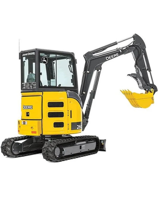 John Deere 26G (SN. from K260001) Compact Excavators Operation and Test Manual (TM13323X19)