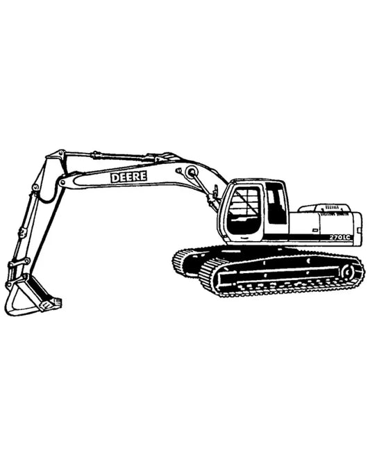 John Deere 270LC Crawler Excavators (Metric) Service Repair Manual (TM1668)