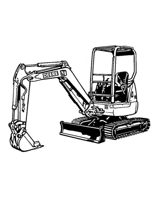 John Deere 27ZTS Compact Excavators (Metric) Service Repair Manual (TM1837)