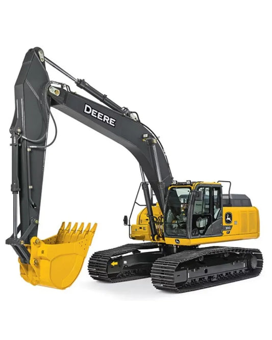 John Deere 300 P-Tier (SN. from F_00001) Crawler Excavators Operation and Test Manual (TM14651X019)