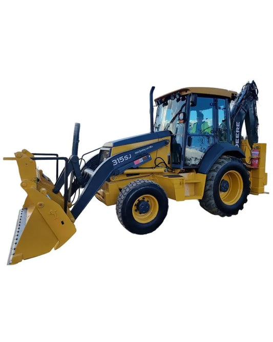 John Deere 315SJ (SN. before BE315SJ300868) Side Shift Backhoe Loaders Operation and Test Manual (TM10227)
