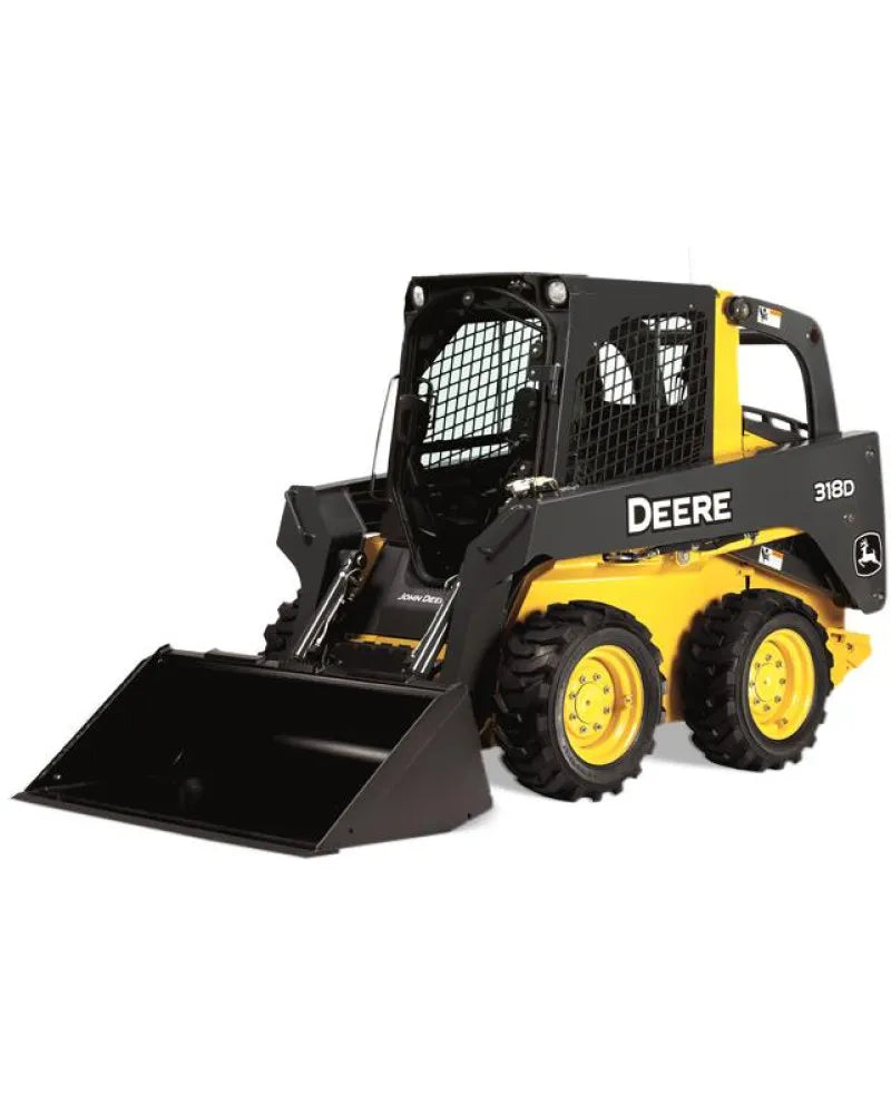 John Deere 318D and 320D Skid Steer Loader with Manual Controls Operation and Test Manual (TM11398)