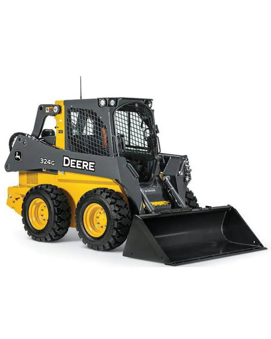 John Deere 320G and 324G Skid Steer Loader with Manual Control (SN. from J328658) Operation and Test Manual (TM14299X19)