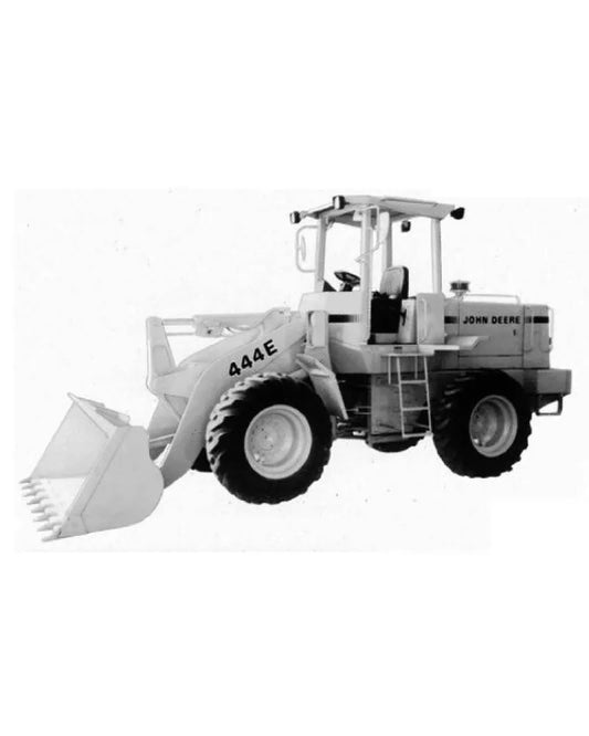 John Deere 344E and 444E Wheel Loader Operation and Test Manual (TM1421)