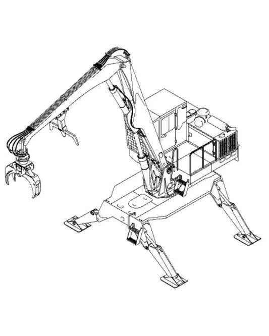 John Deere 435C (PIN: WC435X012236-) Knuckleboom Trailer Mount Log Loader Operation and Test Manual (TM2294)