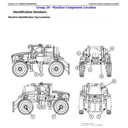 John Deere 4720 Self-Propelled Sprayer Pdf Diagnostic and Tests Service Manual TM2230-2