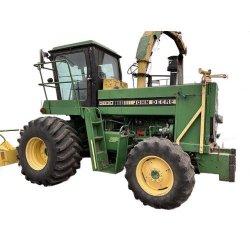 John Deere 5730 and 5830 Self Propelled Forage Harvesters Service Technical Manual (TM1352)