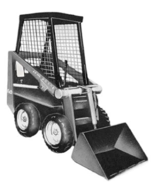 John Deere 60 Skid Steer Loader Service Technical Manual (TM1185)