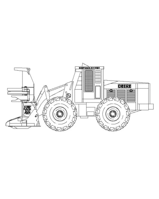 Operation and Test Manual - John Deere 643H and 843H Wheeled Feller Buncher (TM1844)