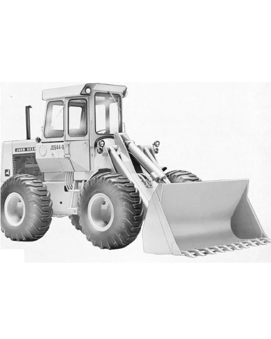 John Deere 644B and JD644B Wheel Loader Service Technical Manual (TM1095)