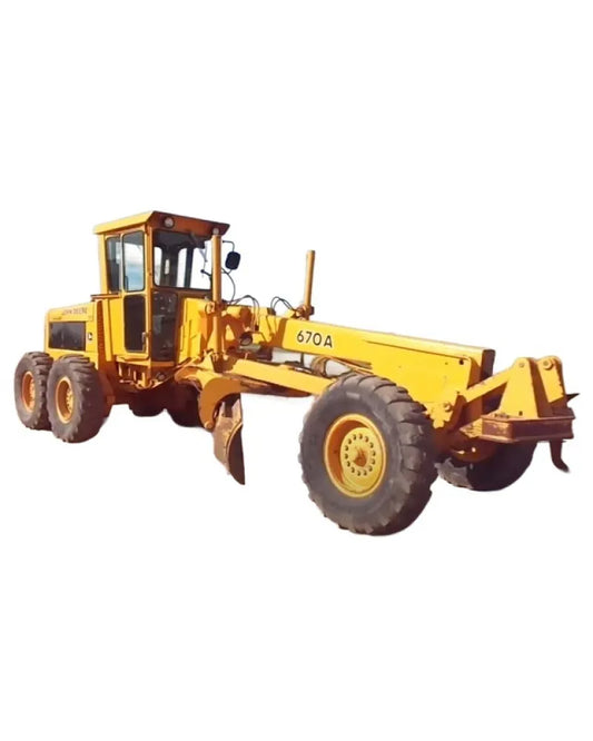 John Deere 670A and 672A Motor Grader Operation and Test Manual (TM1188op)