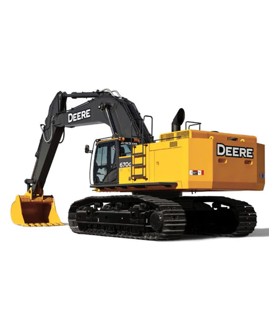 John Deere 670GLC (SN. from F690001) Crawler Excavators Operation and Test Manual (TM13339X19)