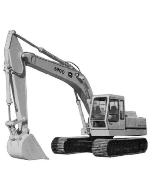 John Deere 690D Crawler Excavators, 693D Tracked Feller Bunchers and 693D Harvesters Service Repair Manual (TM1388)