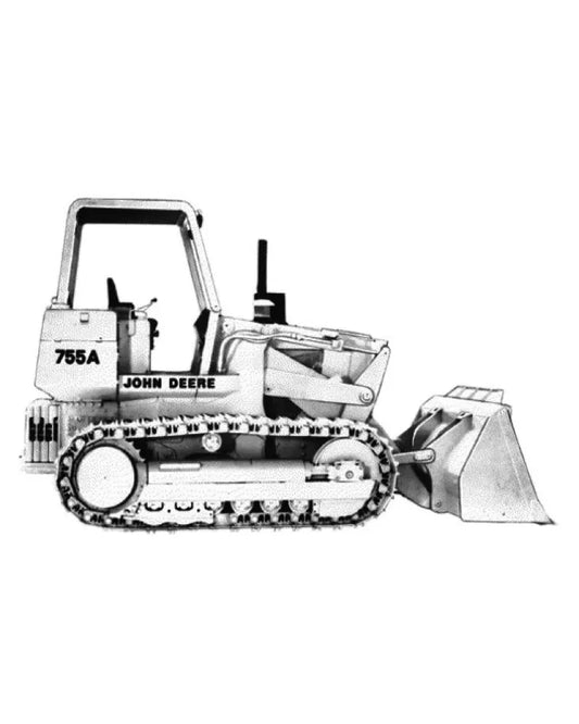 John Deere 755A Crawler Loader Service Technical Manual (TM1231)