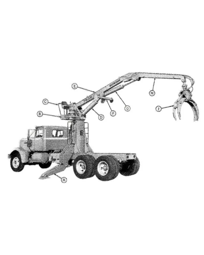 Technical Manual - John Deere 7630 Knuckleboom Loader (TM1147)