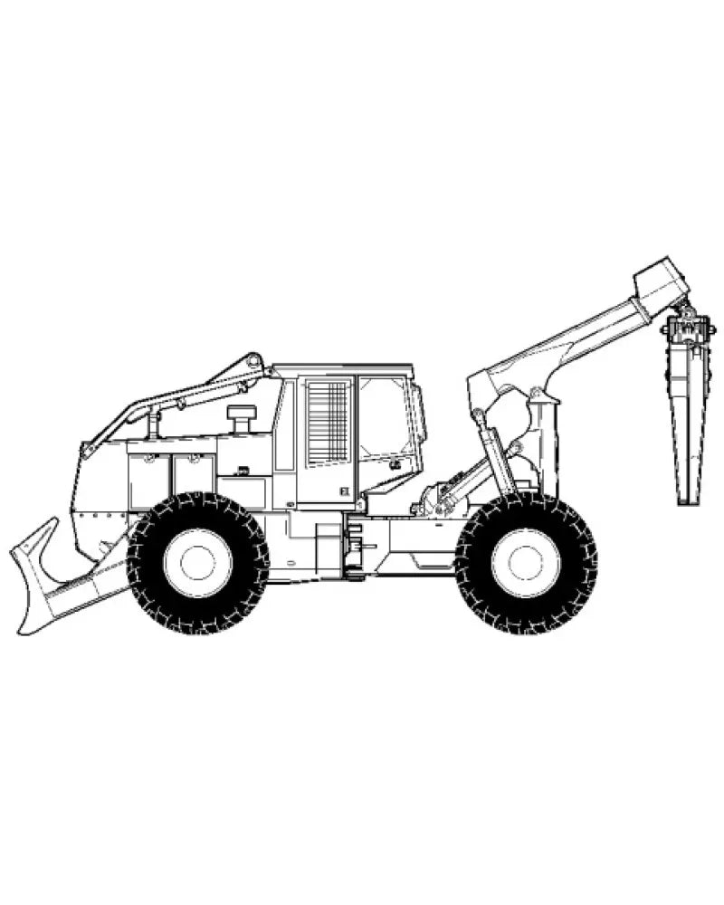 Service Repair Manual - John Deere 848G, TimberJack 660D Cable and Grapple Skidder (TM2249)