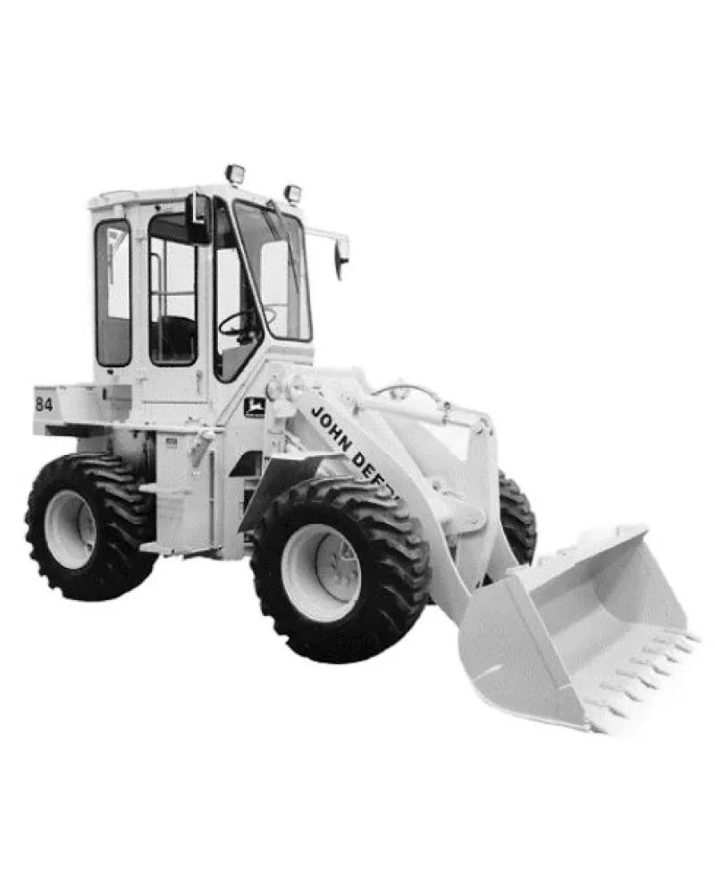 John Deere 84 Wheel Loader Operation and Test Manual (TM1397)