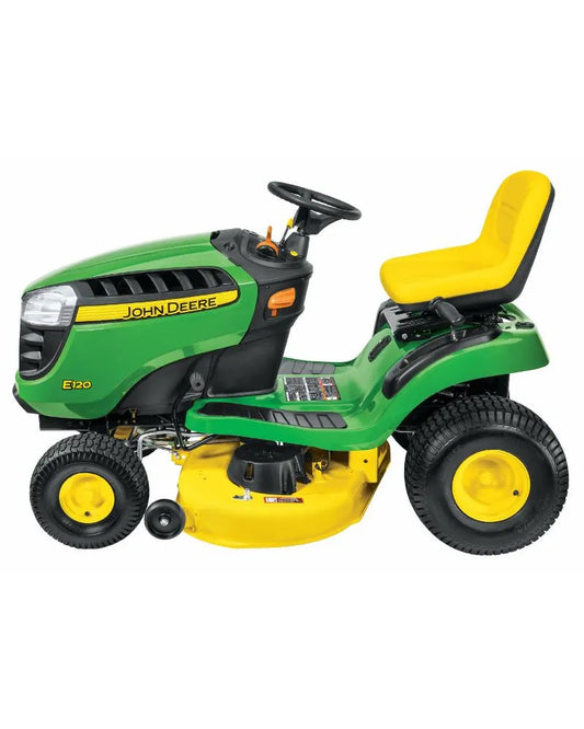 John Deere E100, E110, E120, E130, E140, E150, E160, E170 and E180 Lawn Tractor (North America, SN. from 010001) Service Technical Manual (TM151119)