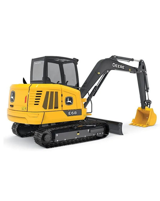 John Deere E60 and E68 Compact Excavators (SN. from D016000) Operation and Test Manual (TM14381X19)
