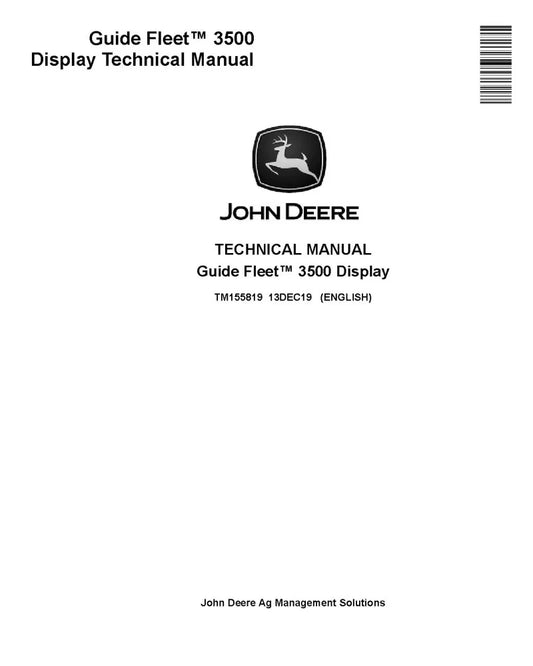 John Deere Guide Fleet™ 3500 Display Service Technical Manual (TM155819)