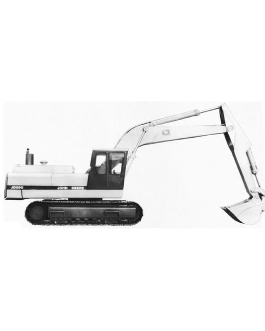 John Deere JD890 Crawler Excavators Service Technical Manual (TM1163)