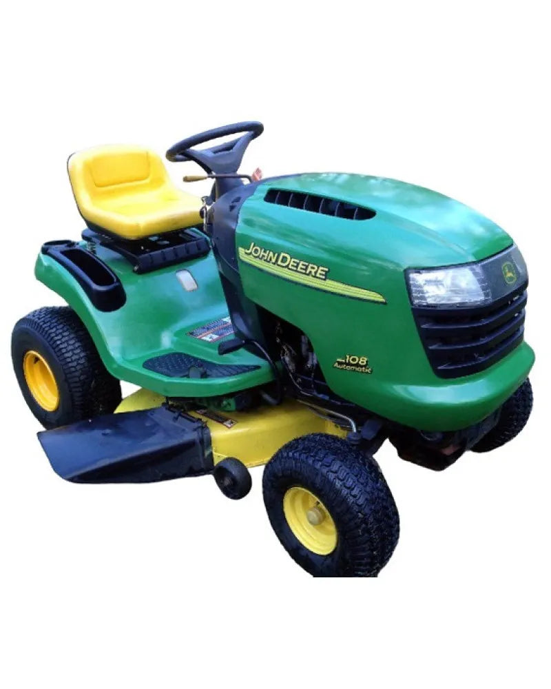 John Deere L100, L108, L110, L111, L118, L120 and L130 Lawn Tractor Service Technical Manual (TM2026)