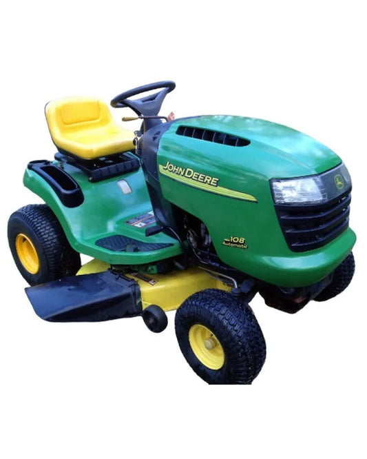 John Deere L100, L108, L110, L111, L118, L120 and L130 Lawn Tractor Service Technical Manual (TM2026)