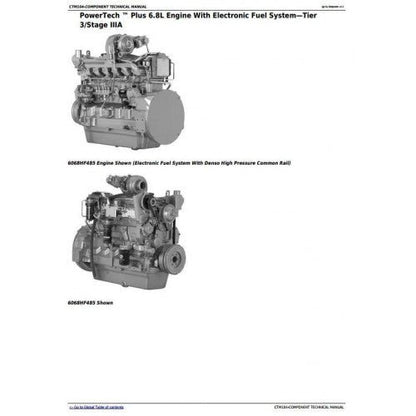 John Deere Power Tech 4.5L & 6.8L Power Tech Plus 4.5L & 6.8L Diesel Engines Base Engine Pdf Service Manual CTM104 - All Machines Manual | Manuals At Best Price