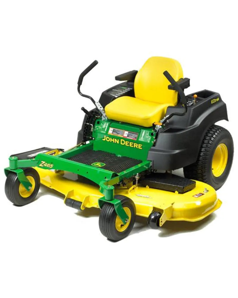 John Deere Z445 and Z465 EZTrak (SN: -100000) Zero-Turn Mower Service Technical Manual (TM1499)
