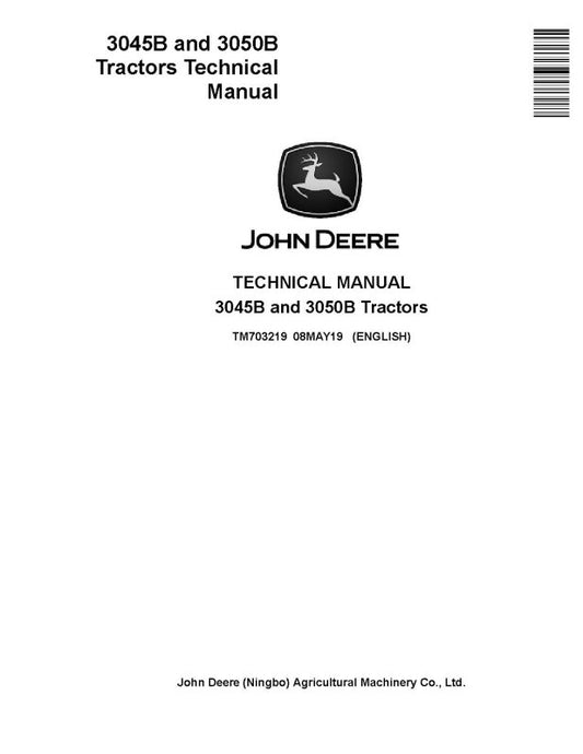 Technical Manual - John Deere 3045B and 3050B Tractor (TM703219)