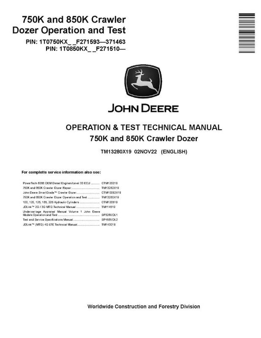 Technical Manual - John Deere 450D Crawler Dozers and 455D Crawler Loader (TM1291)