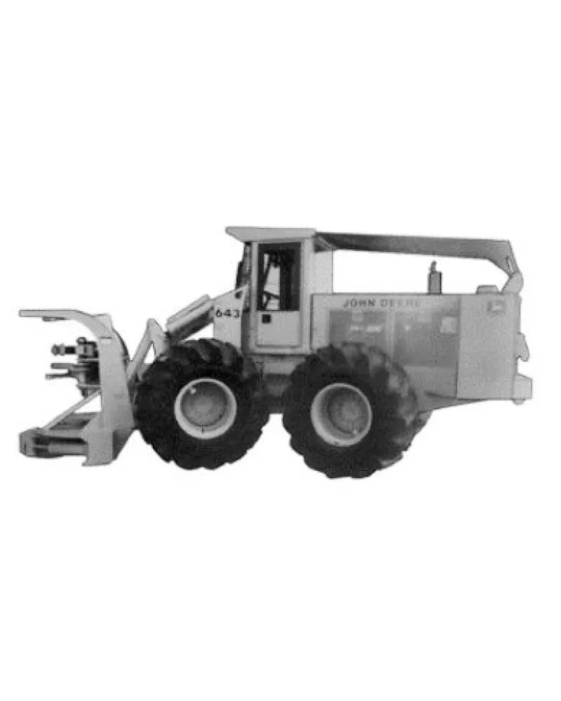 Operation and Test Manual - John Deere 643 Wheeled Feller Bunchers (TM1424)